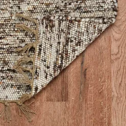 Hot Kirklands Home Speckled Woven Wool and Jute Area Rug, 7x10 Gray