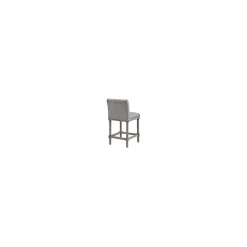 New Kirklands Home Spindle Legs Counter Stool Gray
