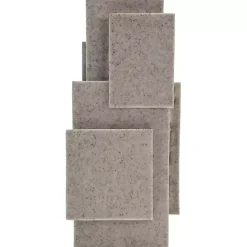 Kirklands Home Gray Stacked Blocks Table Lamp Ivory