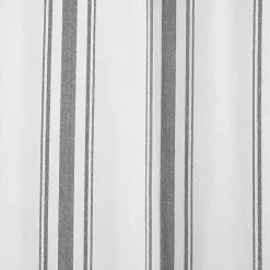Outlet Kirklands Home Stripe Farmhouse Curtain Panel Set, 95 in. Gray