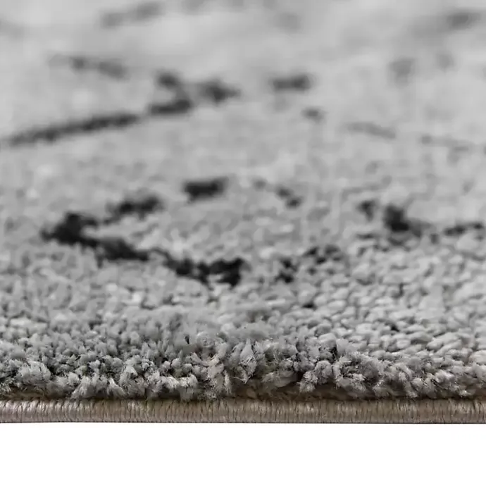 Hot Kirklands Home Striped Diamond Area Rug, 8x10 Gray