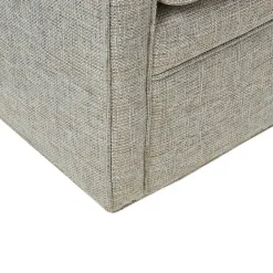 Best Kirklands Home Swivel Upholstered Wide Seat Accent Chair Gray