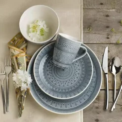 Online Kirklands Home Tessa 16-pc. Dinnerware Set Gray