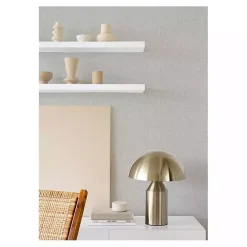 Kirklands Home Textured Faux Fabric Peel & Stick Wallpaper Gray