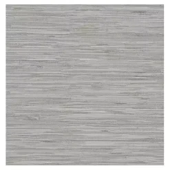 New Kirklands Home Textured Grassweave Peel & Stick Wallpaper Gray