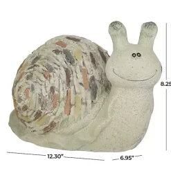 Outlet Kirklands Home Textured Snail Statue Gray