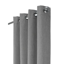 Best Kirklands Home Thatched Blackout Curtain Panel, 63 in. Gray