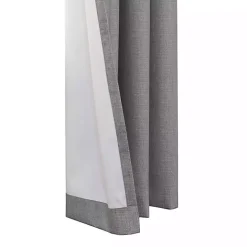 Clearance Kirklands Home Thatched Blackout Curtain Panel, 95 in. Gray