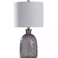 Sale Kirklands Home Tinted Glass Jar Table Lamp Gray