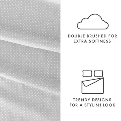 Online Kirklands Home Tiny Hearts 3-pc. Twin Sheet Set Gray