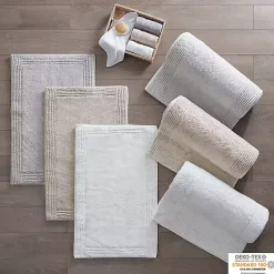 New Kirklands Home Tufted Reversible Bath Runner Gray