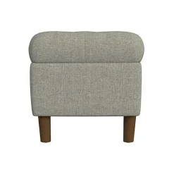 Clearance Kirklands Home Tufted Upholstered Storage Bench Gray