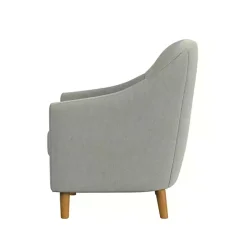 Online Kirklands Home Tufted Woven Accent Chair Gray