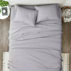 Best Kirklands Home Ultra Soft 4-pc. King Sheet Set Gray