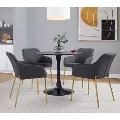 Online Kirklands Home Upholstered Daniella Dining Chairs, Set of 2 Gray