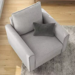 Best Kirklands Home Upholstered Jorden Accent Chair Gray