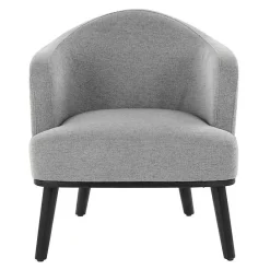 Kirklands Home Upholstered Midcentury Modern Accent Chair Gray