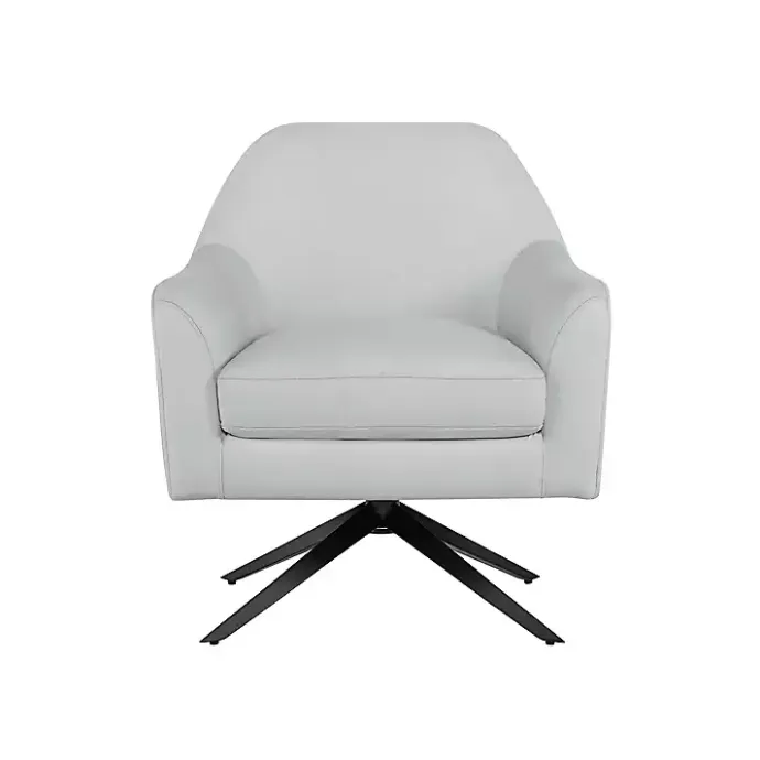Hot Kirklands Home Velvet Swivel Accent Chair Gray