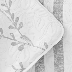 Online Kirklands Home Gray Vines Reversible 2-pc. Twin Quilt Set