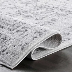 New Kirklands Home Gray Vintage Distressed Area Rug, 10x14