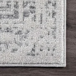 New Kirklands Home Gray Vintage Distressed Area Rug, 10x14