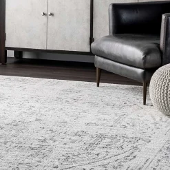 Discount Kirklands Home Gray Vintage Distressed Area Rug, 8x12