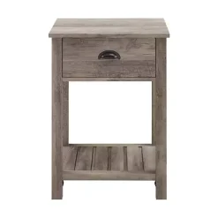 Online Kirklands Home Wash Country Accent Table Gray
