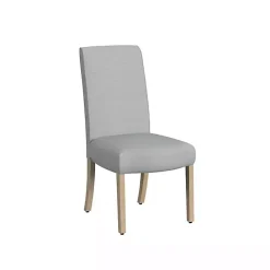 Kirklands Home Whitewashed Dining Chairs, Set of 2 Gray