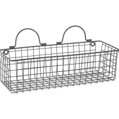 Clearance Kirklands Home Gray Wire Wall Baskets, Set of 2