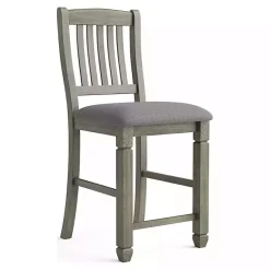 Best Kirklands Home Wire-Brushed Noreste Counter Stools, Set of 2 Gray