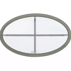 Outlet Kirklands Home Wood & Glass Top 3-pc. Table Set Gray