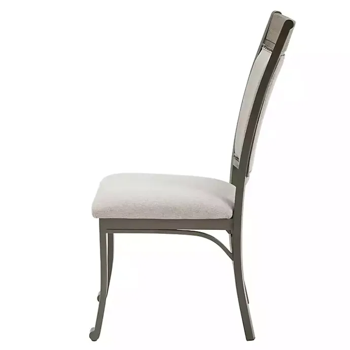 Clearance Kirklands Home Wood and Upholstered Chairs 5-pc. Dining Set Gray