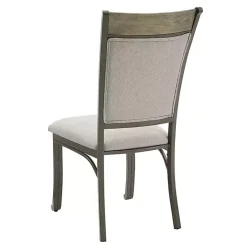 Clearance Kirklands Home Wood and Upholstered Chairs 5-pc. Dining Set Gray