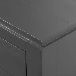 Discount Kirklands Home Wood 2-Drawer Layla Console Table Gray