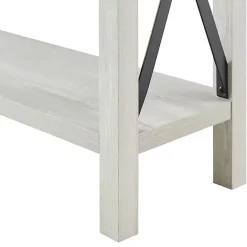 Kirklands Home Wood Farmhouse Console Table Gray