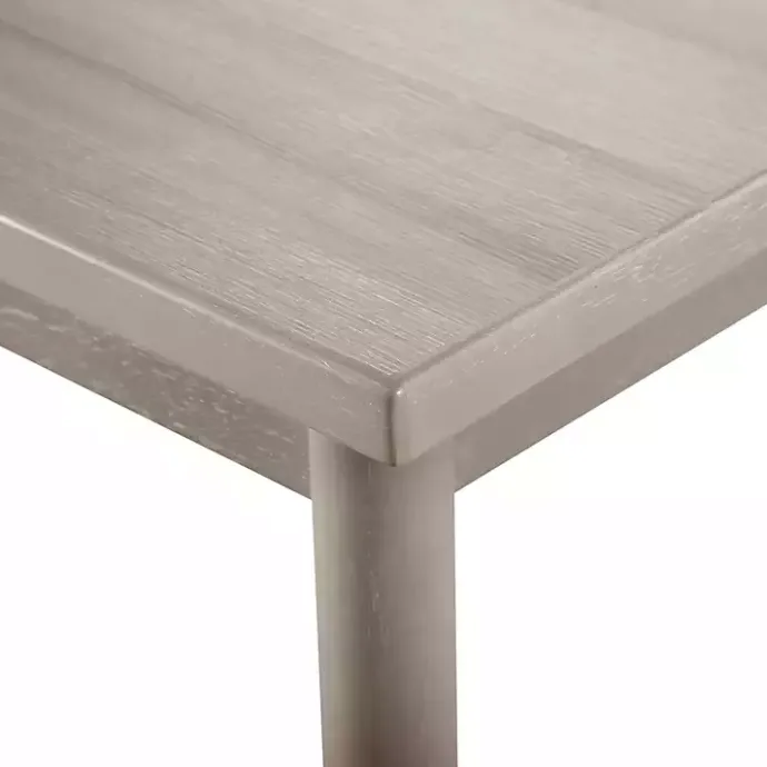Best Kirklands Home Wood Porter Modern Dining Table Gray