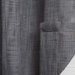 Hot Kirklands Home Woven Single Curtain Panel, 84 in. Gray