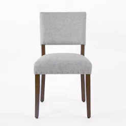 Discount Kirklands Home Woven Upholstered Dining Chairs, Set of 2 Gray