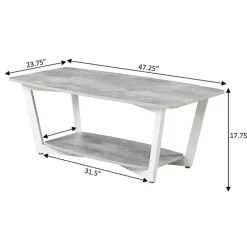Online Kirklands Home Graystone Joanne Coffee Table White