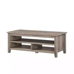 Discount Kirklands Home wash Grooved Side Panel Coffee Table Gray