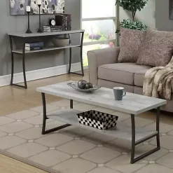 Online Kirklands Home Graywash Joanne Coffee Table Black