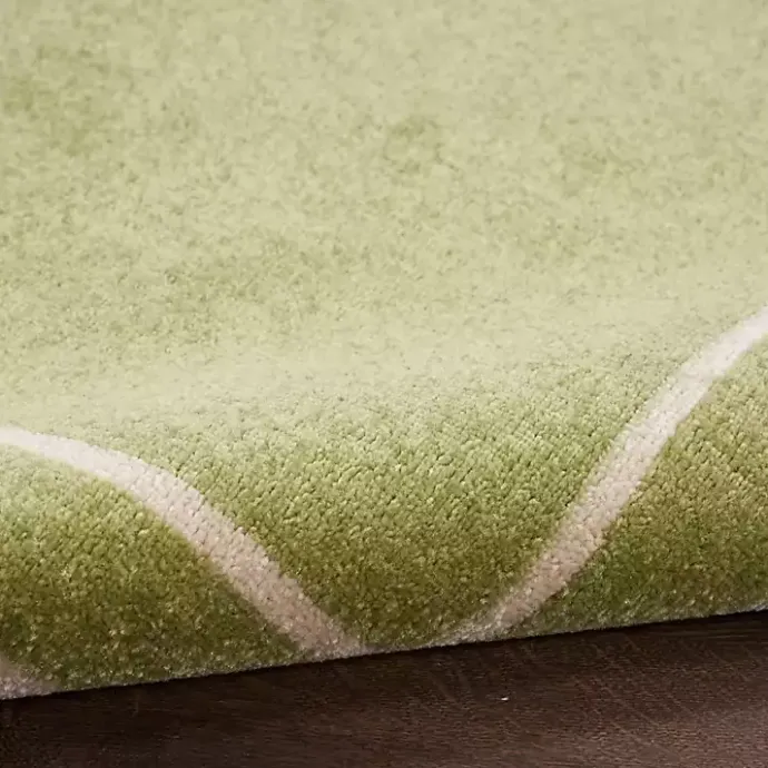 Outlet Kirklands Home Green Bordered Indoor/Outdoor Area Rug, 6x9