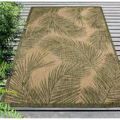 Outlet Kirklands Home Cabo Palm Indoor Outdoor Area Rug, 8x10 Green