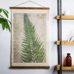 Hot Kirklands Home Fern Leaf Scroll Tapestry Green