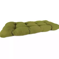 Clearance Kirklands Home French Edge Outdoor Wicker Settee Cushion Green