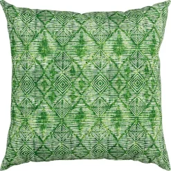 Online Kirklands Home Geometric Diamonds Outdoor Pillow, 22 in. Green