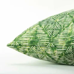 Online Kirklands Home Geometric Diamonds Outdoor Pillow, 22 in. Green