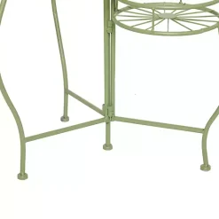Sale Kirklands Home Metal Starburst 3-Tier Plant Stand Green