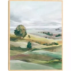 New Kirklands Home Green Pastures I Framed Canvas Art Print