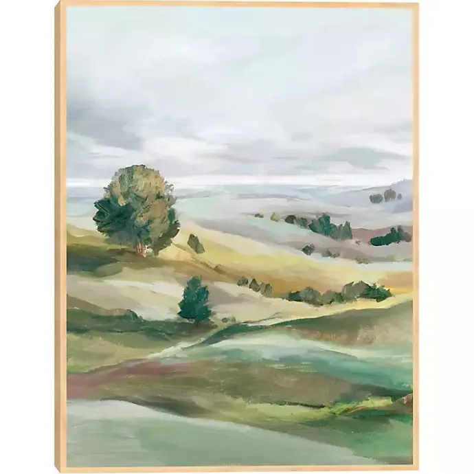 New Kirklands Home Green Pastures I Framed Canvas Art Print